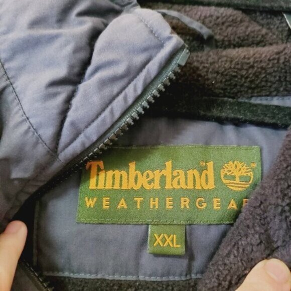 Timberland Navy Blue Quilted Vest XXL - Picture 4 of 6